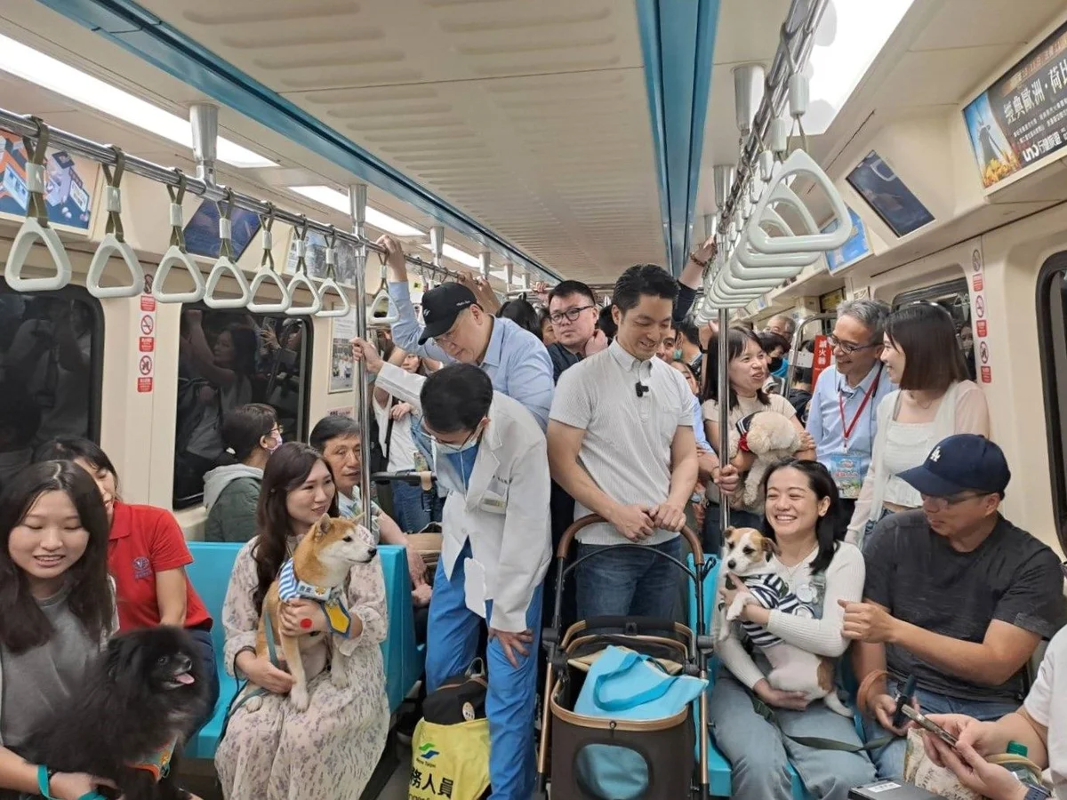 北捷狗狗友善列車 4月11日淡水信義線登場