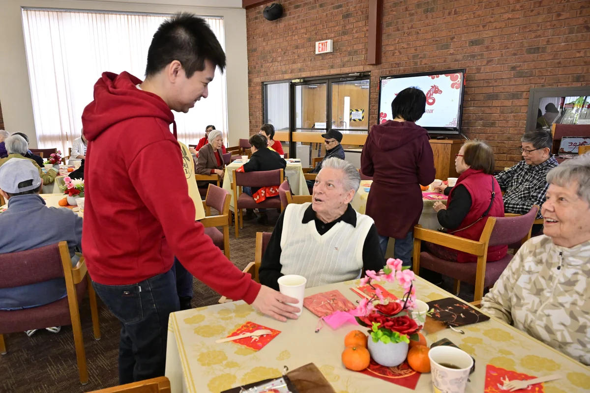 Buddha’s Light Youth Bring Lion Dance and Lunar New Year Cheer to Toronto Seniors