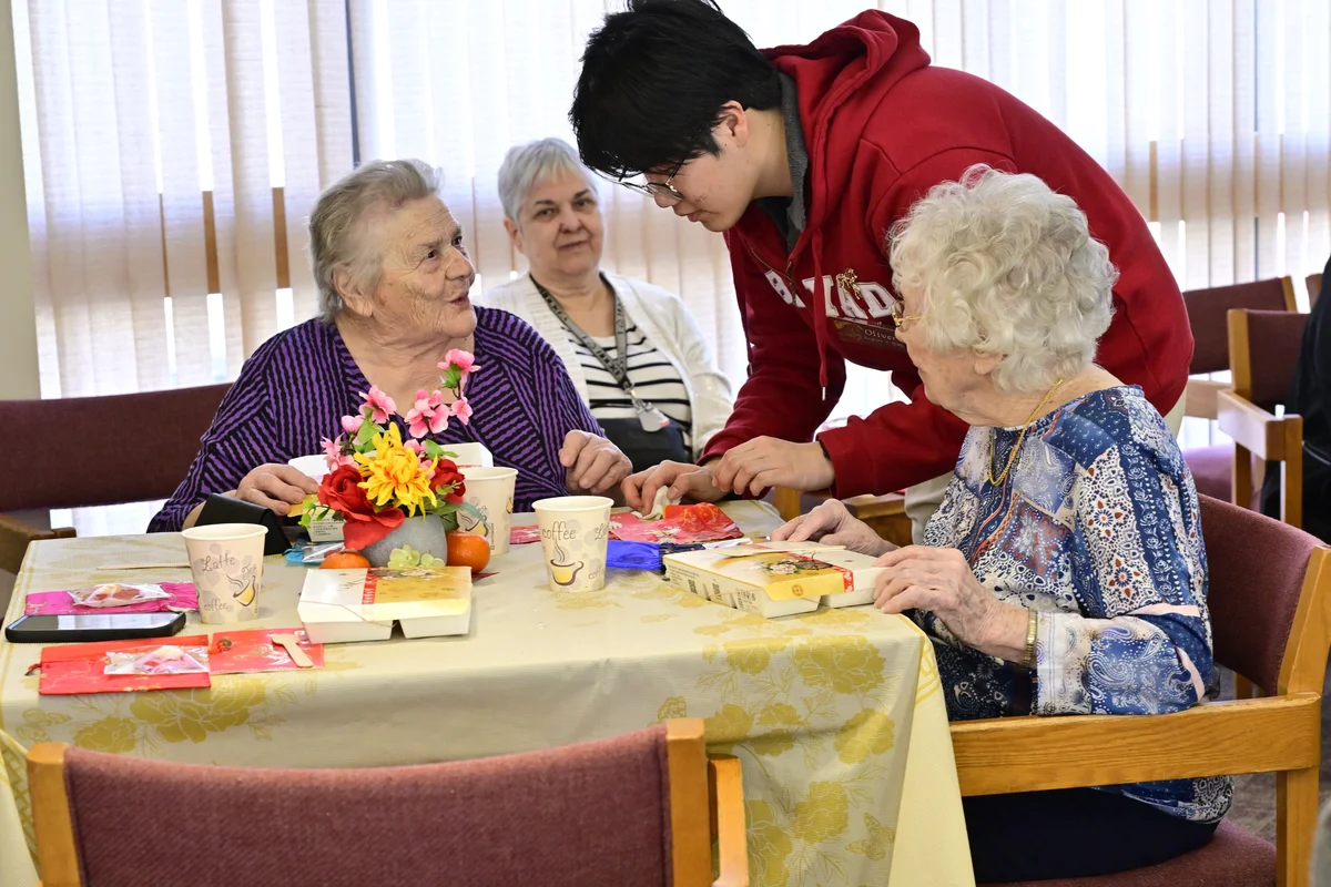 Buddha’s Light Youth Bring Lion Dance and Lunar New Year Cheer to Toronto Seniors