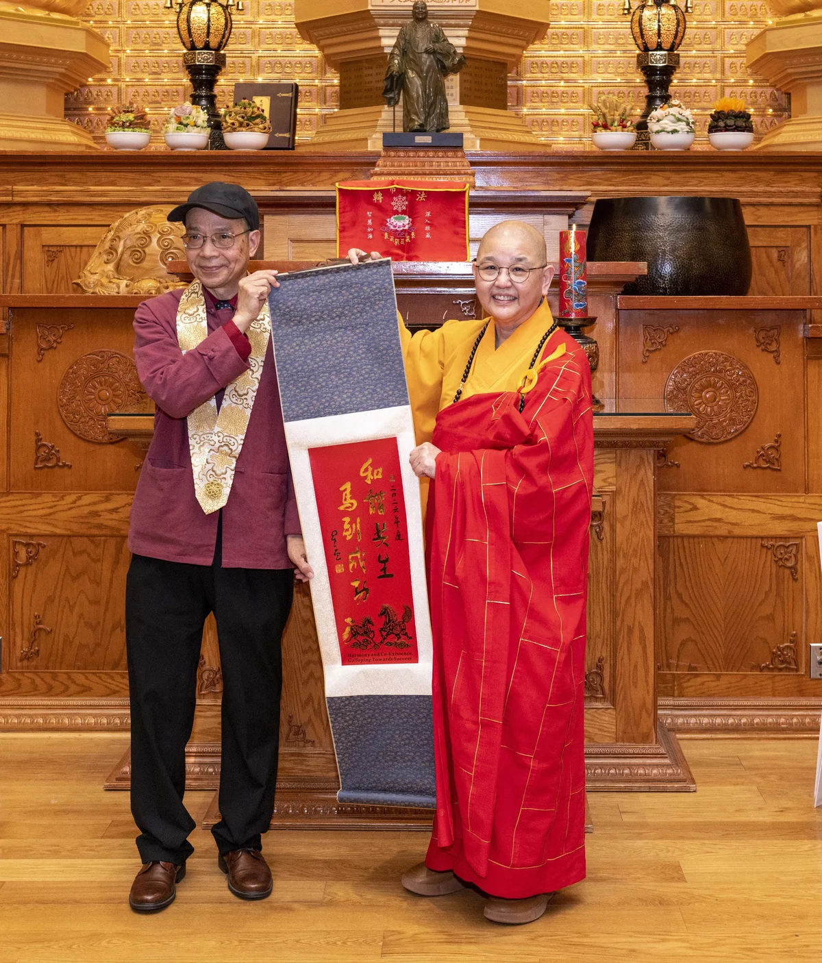 Brush and Dharma Unite: Calligraphy Exhibition Honoring Venerable Master Hsing Yun Opens at Fo Guang Shan Temple of Toronto