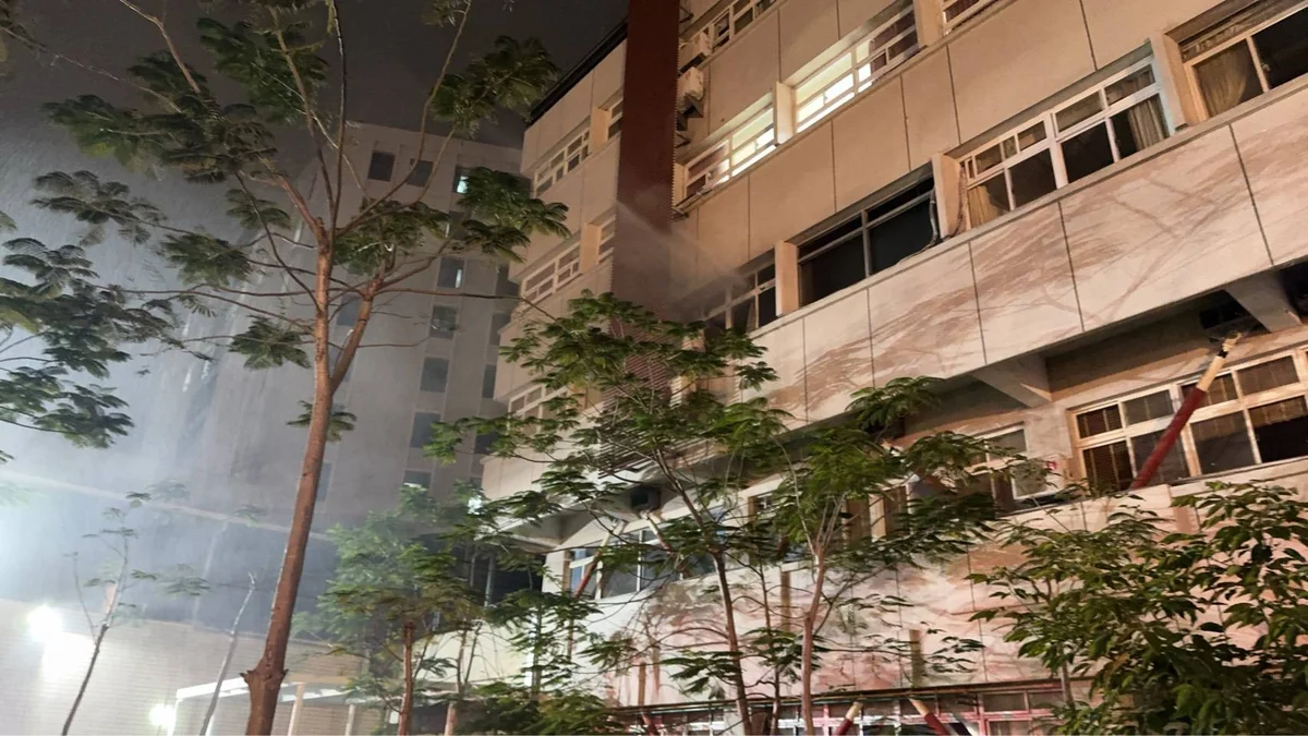 三總松山分院閒置病房起火 院方：火勢已撲滅、無人傷亡