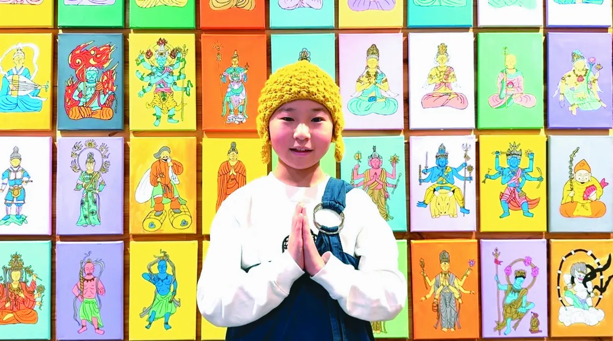 法水寺佛誕特展 小小年紀畫大大宇宙