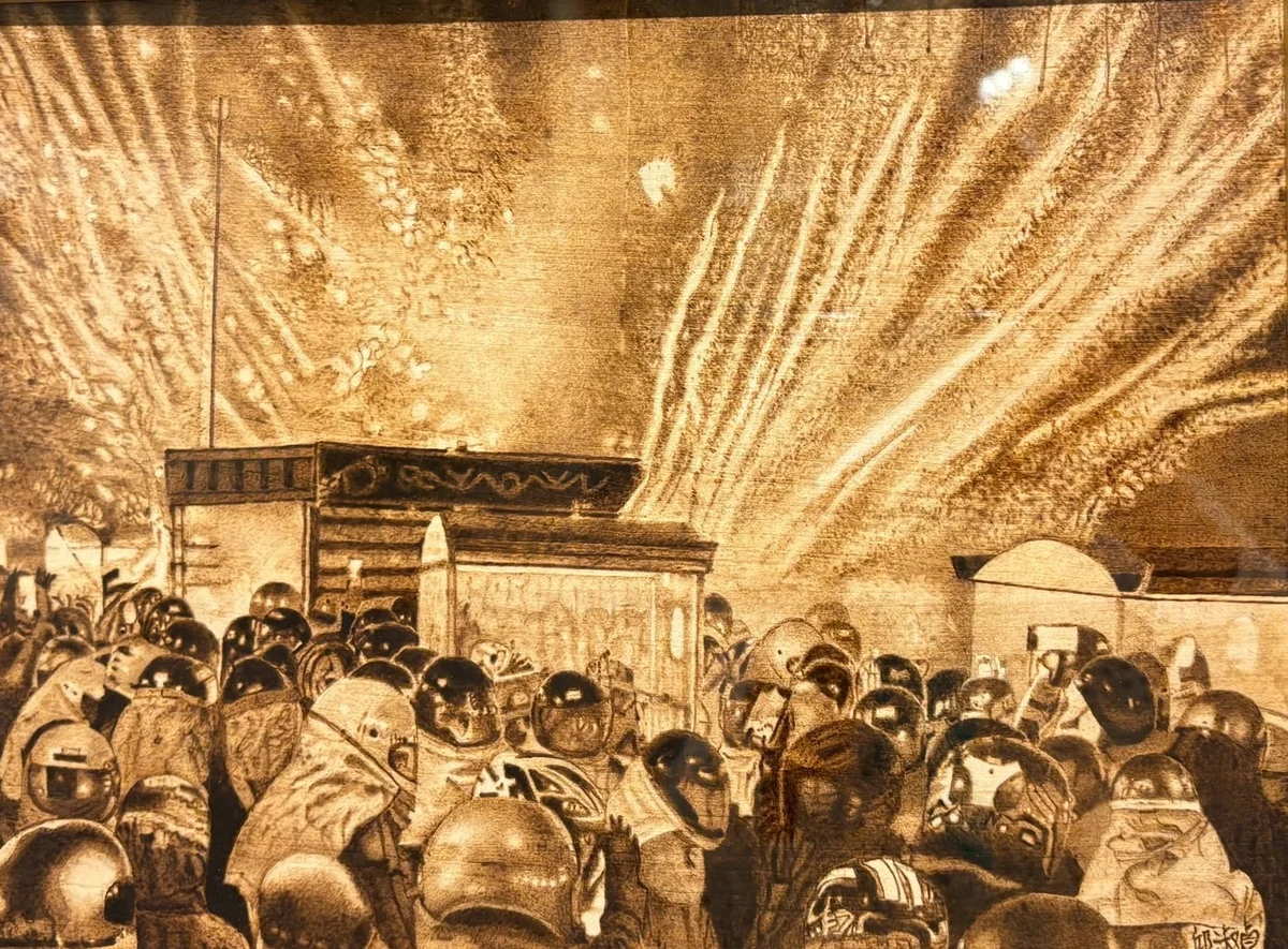火痕入木刻　無聲烙畫展現靜謐美學