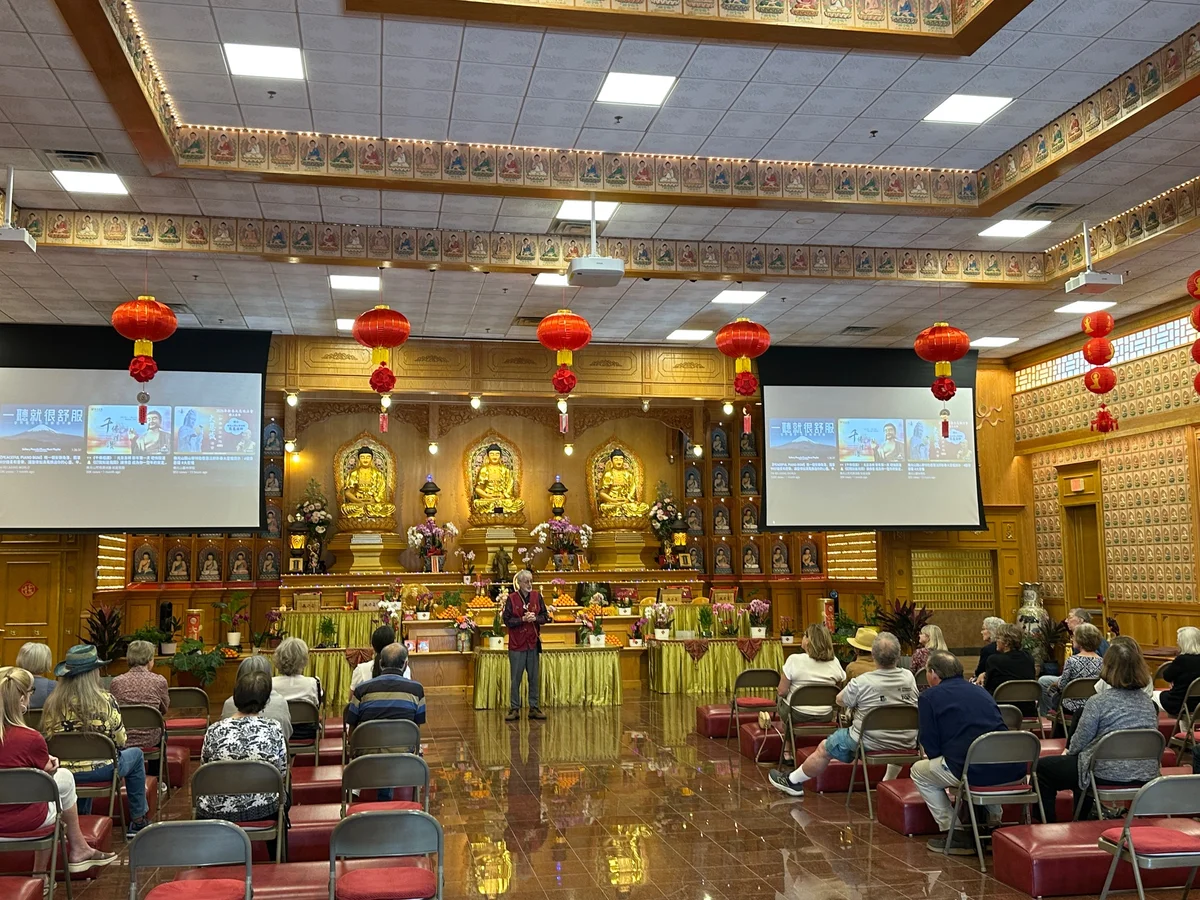 UT OLLI Visits Xiangyun Temple Again, A Day of Buddhist Cultural Experience Through Images, Meditation, and Guided Tours
