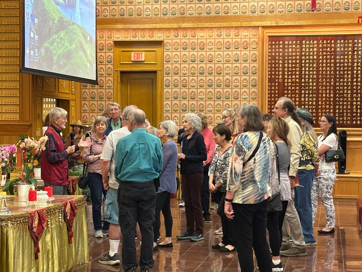 UT OLLI Visits Xiangyun Temple Again, A Day of Buddhist Cultural Experience Through Images, Meditation, and Guided Tours