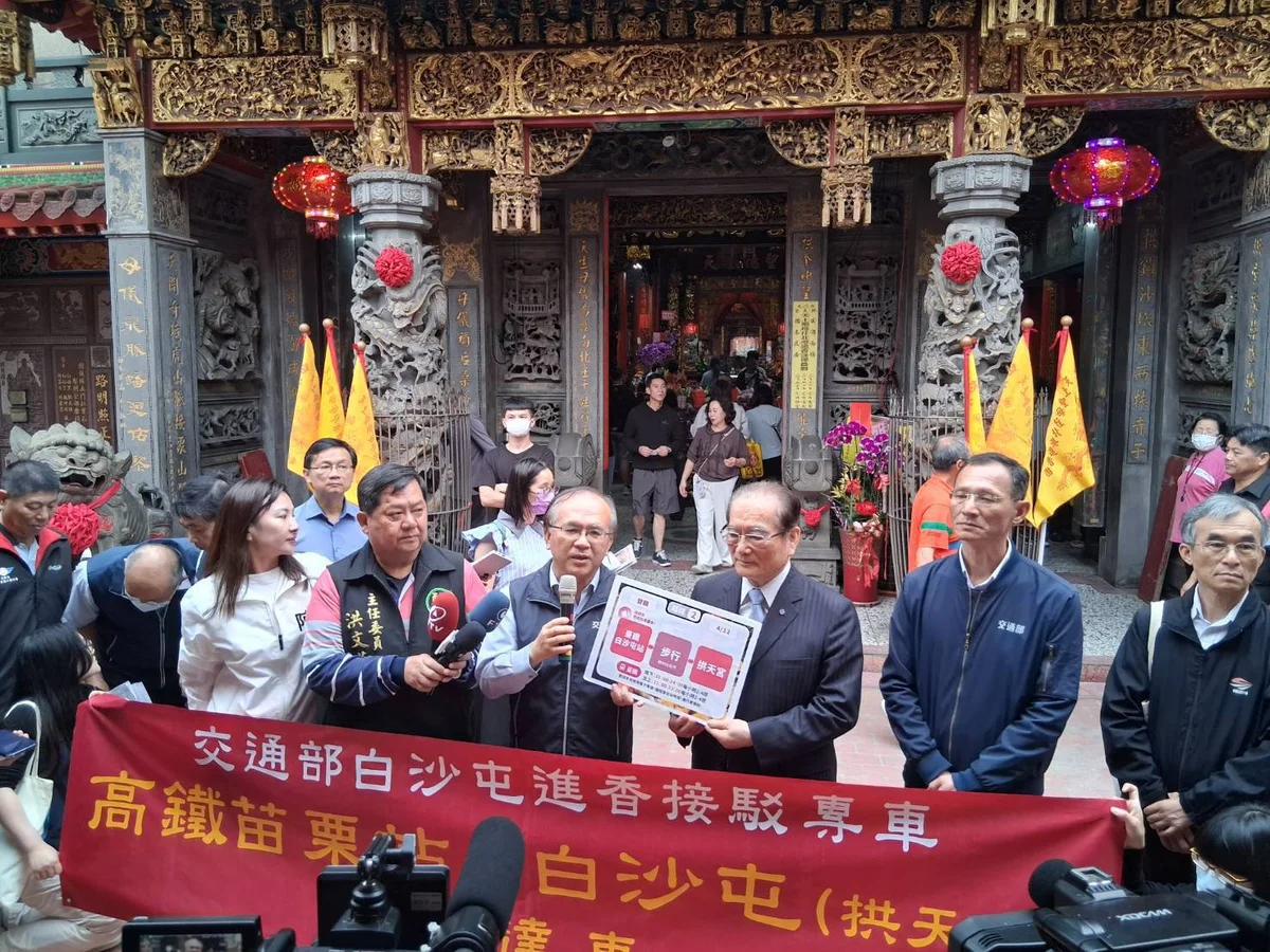 白沙屯媽祖進香人潮創新高 雙鐵、公路聯手加班疏運