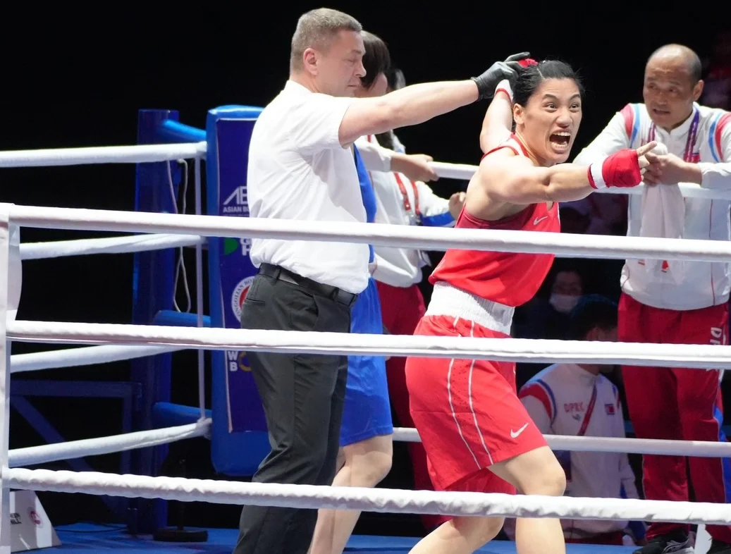 拳擊／陳念琴漂亮逆轉勝 亞錦賽強壓北韓摘金