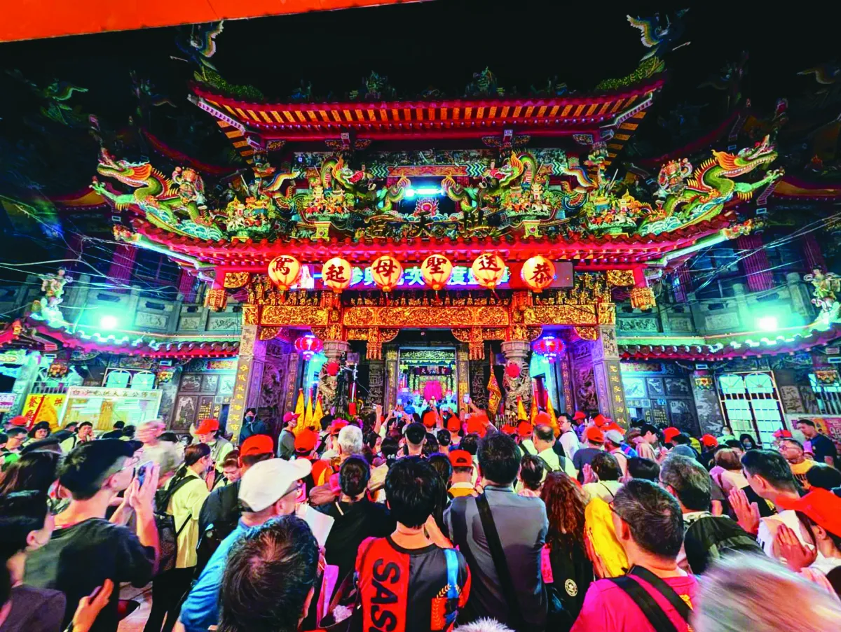 白沙屯媽 昨夜起駕