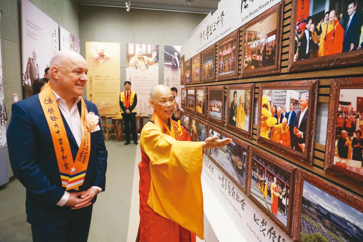 國家總理首度出席佛光緣美術館開展 星雲大師紀念特展 紐西蘭一館開幕 