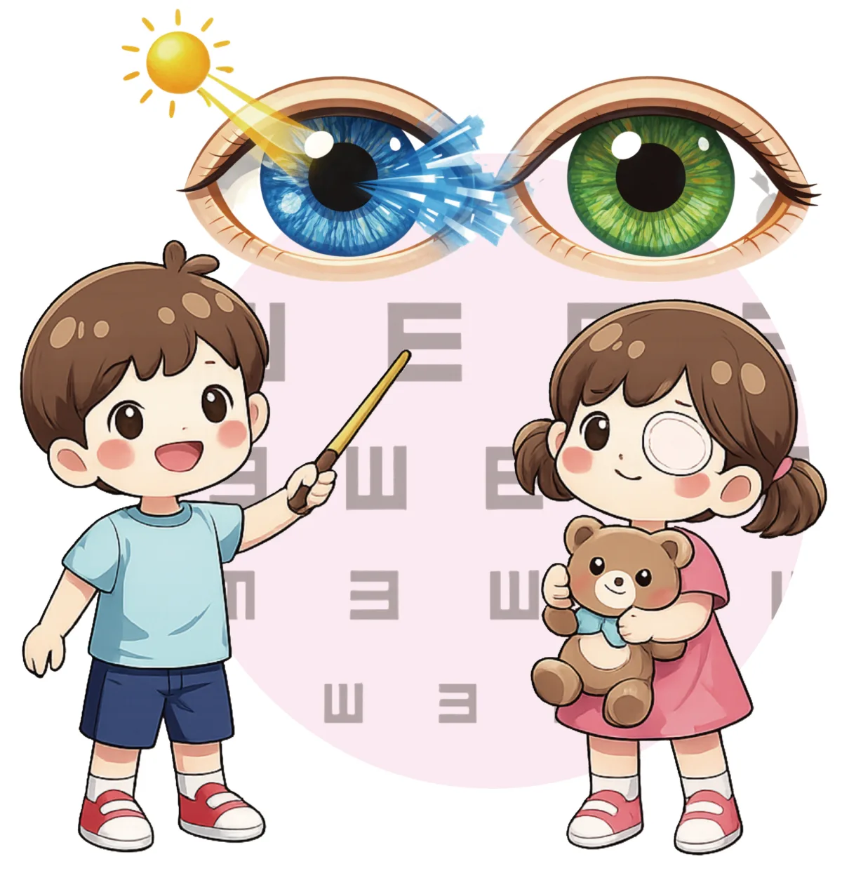 眼睛顏色大不同