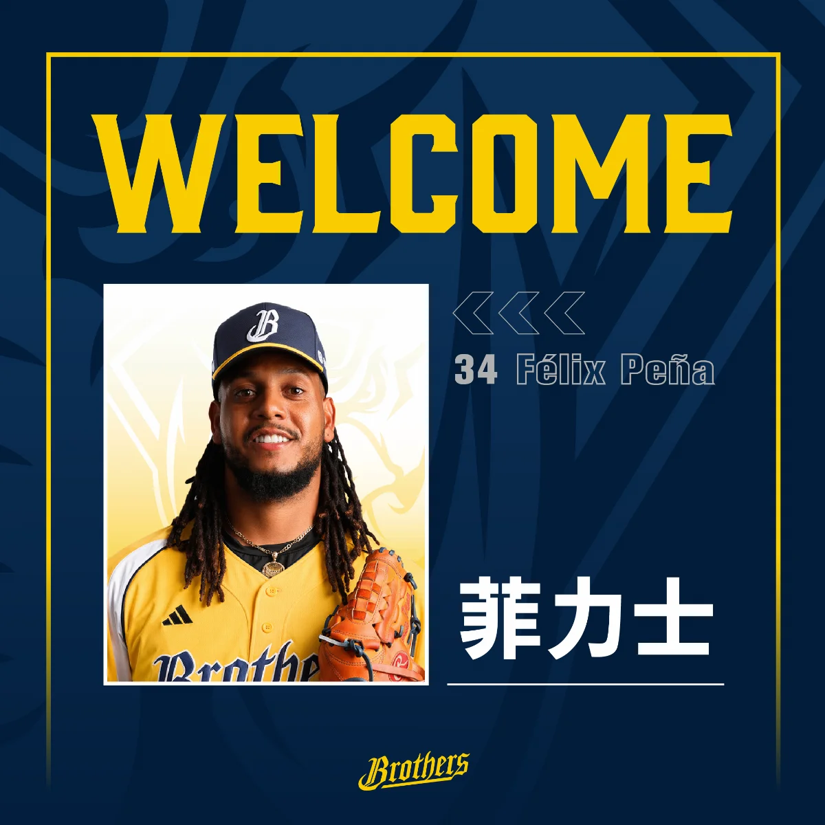 中職／兄弟找來菲力士 領隊盼擺脫低迷