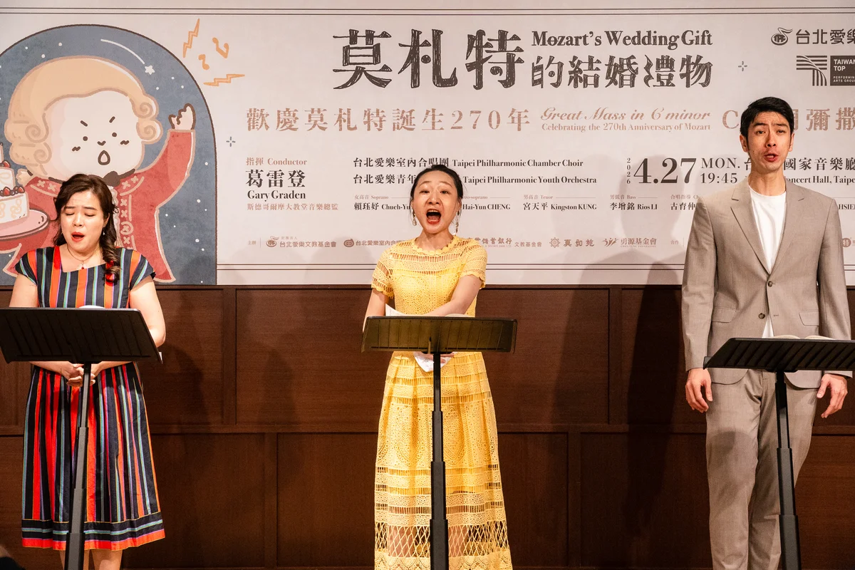北歐名指揮葛雷登來台 台北愛樂重現莫札特《C小調彌撒》