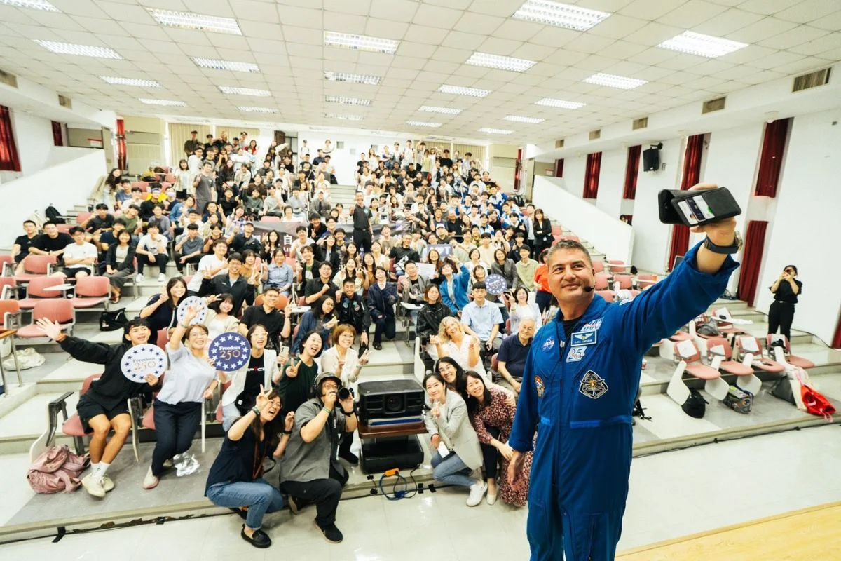 NASA台裔太空人林琪兒赴中央大學演講 勉勵學子堅持夢想