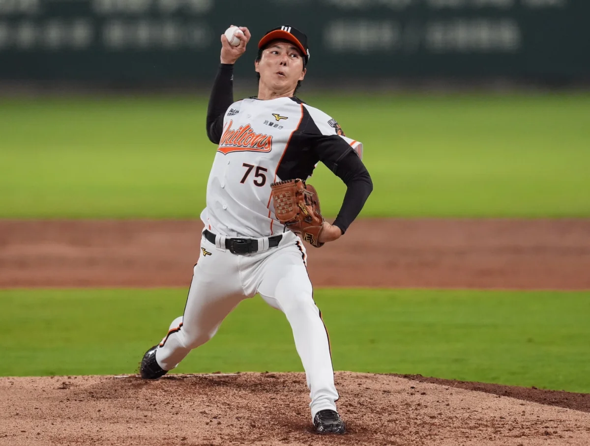 中職／「鷹王」1局被KO 獅郭俊麟收生涯10勝