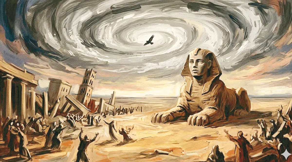 迴旋歷史深淵的鷹