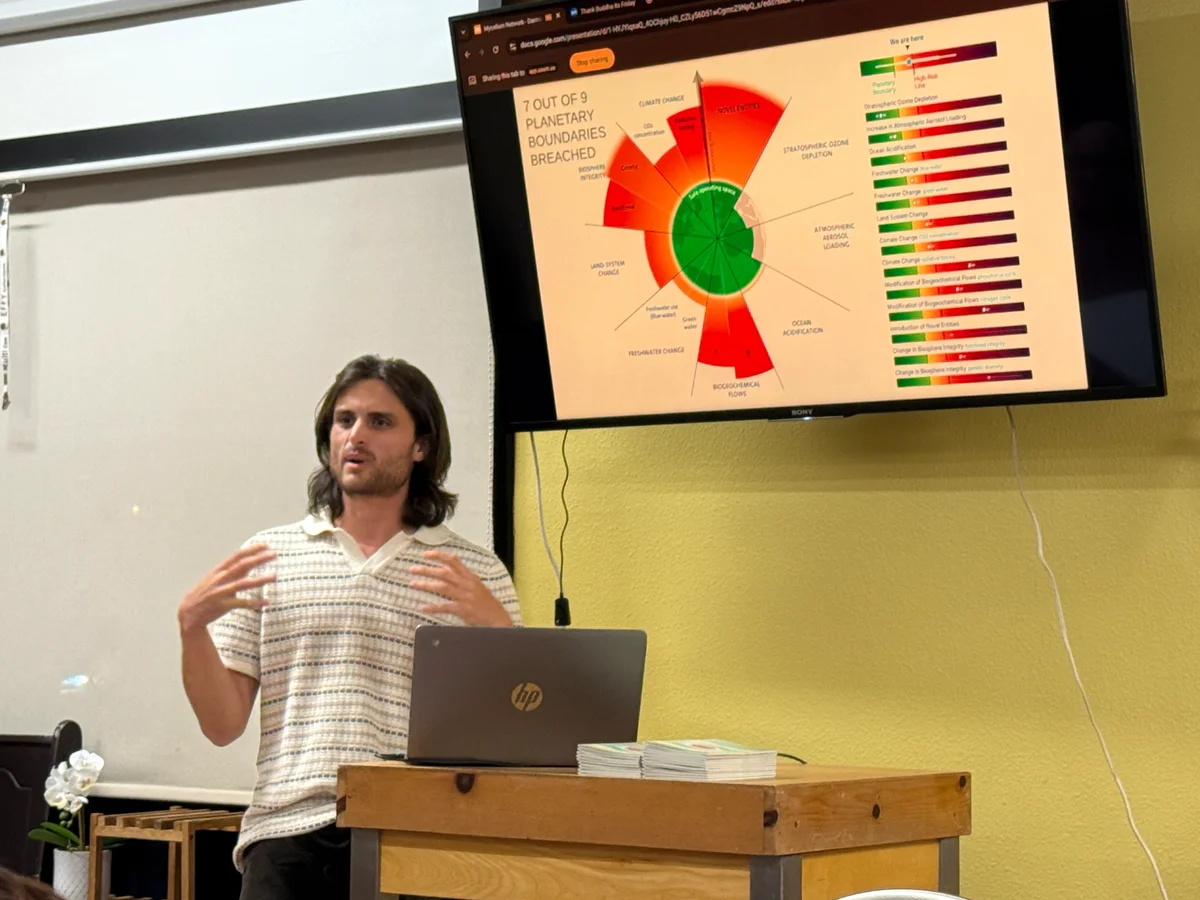 Interconnectedness and Action: April TBIF Talk Encourages Sustainable and Compassionate Living