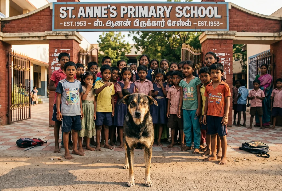浪犬捨身搏鬥 保護30名幼童