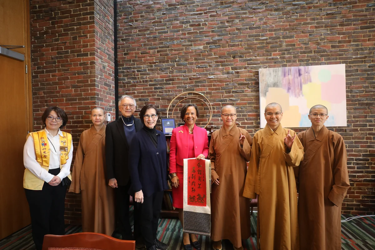 人間佛教走進衛斯理學院　開展學術交流與心靈實踐