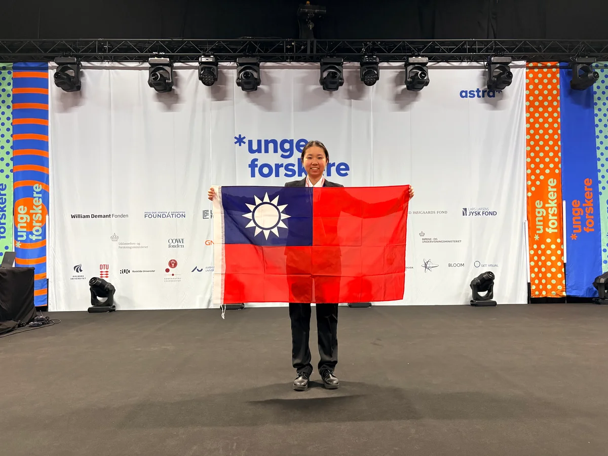 屏東女中郭芯妤科展作品 獲丹麥青年科學家競賽國際組首獎